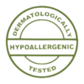 Logo test dermatologic și hipoalergenic