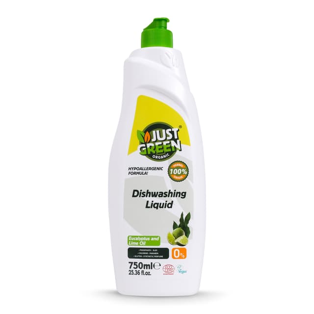 Detergent de vase cu ulei de eucalipt și lime